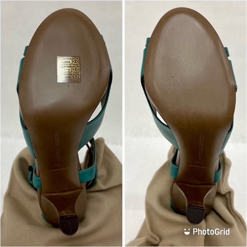 BOTTEGA VENETA Intrecciato Leather Sandal Shoes  EU 38.5 / US 8.5  New in Box - Picture 10 of 12